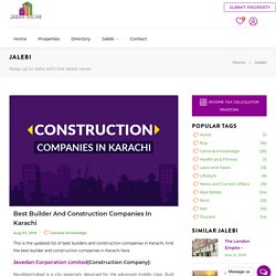 Best Builder and Construction Companies in Karachi