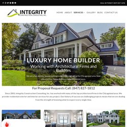 Luxury Home Builder and Remodeler for Builder and Architects