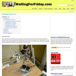 Building a robot arm