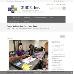 Team Building Activity: Paper Tear