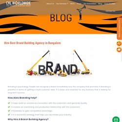 Hire Best Brand Building Agency in Bangalore