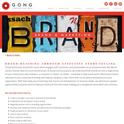 Brand Marketing Public Relations Agency in London - Gong Communications