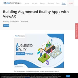 Building Augmented Reality Apps with ViewAR