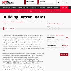 knowledge management – MIT Sloan Management Review