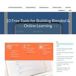10 Free Tools for Building Blended & Online Learning