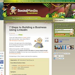 7 Steps to Building a Business Using LinkedIn