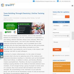 Team Building Through Chemistry, Online Corporate Training Course