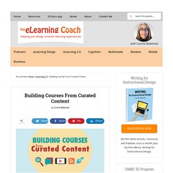 Building Courses From Curated Content