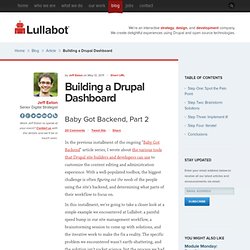 Building a Drupal Dashboard