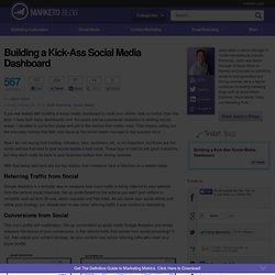 Building a Kick-Ass Social Media Dashboard