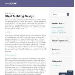 Steel Building Design