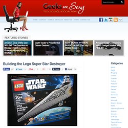 Building the Lego Super Star Destroyer