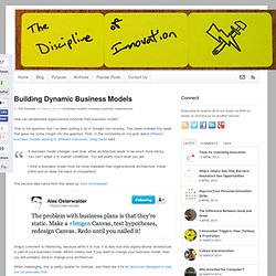 Building Dynamic Business Models