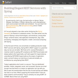 Building Elegant REST Services with Spring - Safari Blog