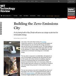 Technology Review: Building the Zero-Emissions City