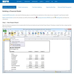 Building a Financial Model