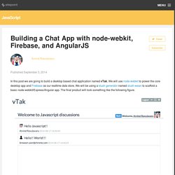 Building a Chat App with node-webkit, Firebase, and AngularJS
