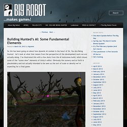 Building Hunted’s AI: Some Fundamental Elements