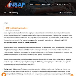 SEO Link Building – IDA- Insaf Digital Agency