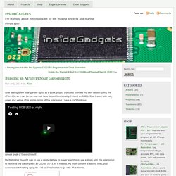 Building an ATtiny13 Solar Garden Light « insideGadgets