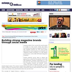 Building strong magazine brands through social media
