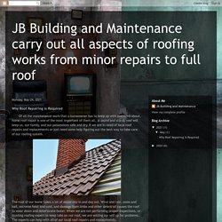 Why Roof Repairing is Required