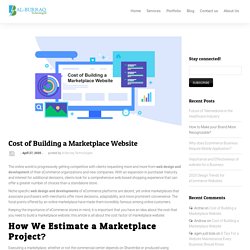 Cost of Building a Marketplace Website