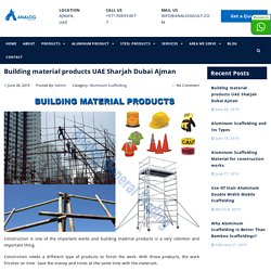 Building material products