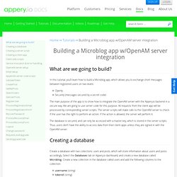 Creating Microblog App Using OpenAM Server Integration