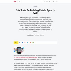 30+ Tools for Building Mobile Apps (+ Poll!)