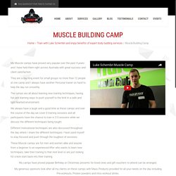Schembript Muscle Building Camps: Build Your Attractive Biceps