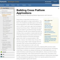 Building Cross Platform Applications