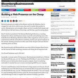 Building a Web Presence on the Cheap