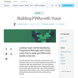 Building PWAs with Vue.js