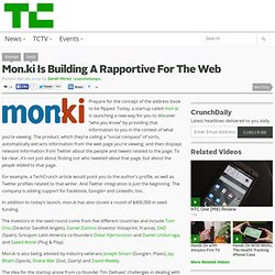 Mon.ki Is Building A Rapportive For The Web