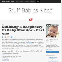 Building a Raspberry Pi Baby Monitor - Stuff Babies Need