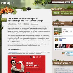 The Human Touch: Building User Relationships and Trust In Web Design