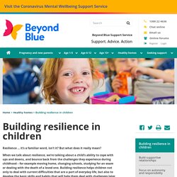 Building resilience in children