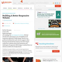 Building A Better Responsive Website