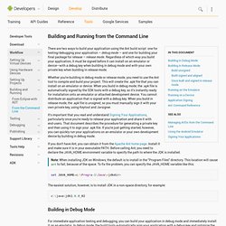 Building and Running from the Command Line