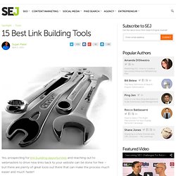 15 Best Link Building Tools