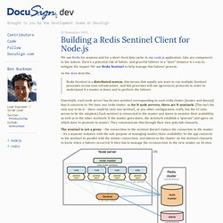 Building a Redis Sentinel Client for Node.js - DocuSign Dev Blog