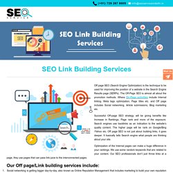 SEO Link Building Services, SEO Link Building Company in Delhi