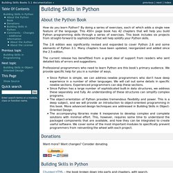 Building Skills in Python — S.Lott v4.2 Site