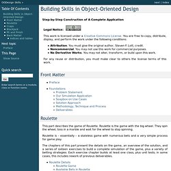 Building Skills in Object-Oriented Design — Building Skills in Object-Oriented Design