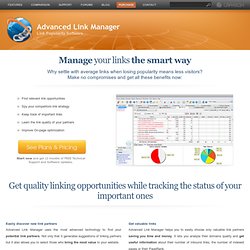 Link Building Software - Buy Advanced Link Manager