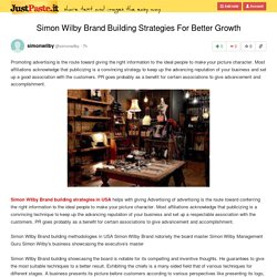 Simon Wilby Brand Building Strategies For Better Growth