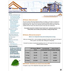 The Cost of Building With SIP Panels - SIP Home Systems, Structural Insulated Panels, SIP Panels