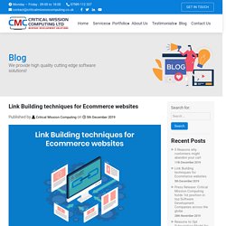 Link Building techniques for Ecommerce websites