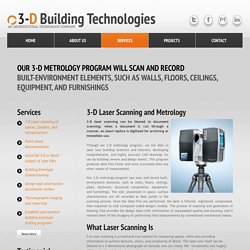 3-D Building Technologies LLC » Services » 3-D Laser Scanning